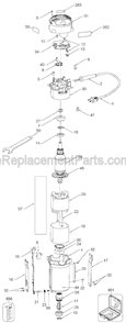 Page C Diagram and Parts List for 894 Type 2 Porter Cable Router